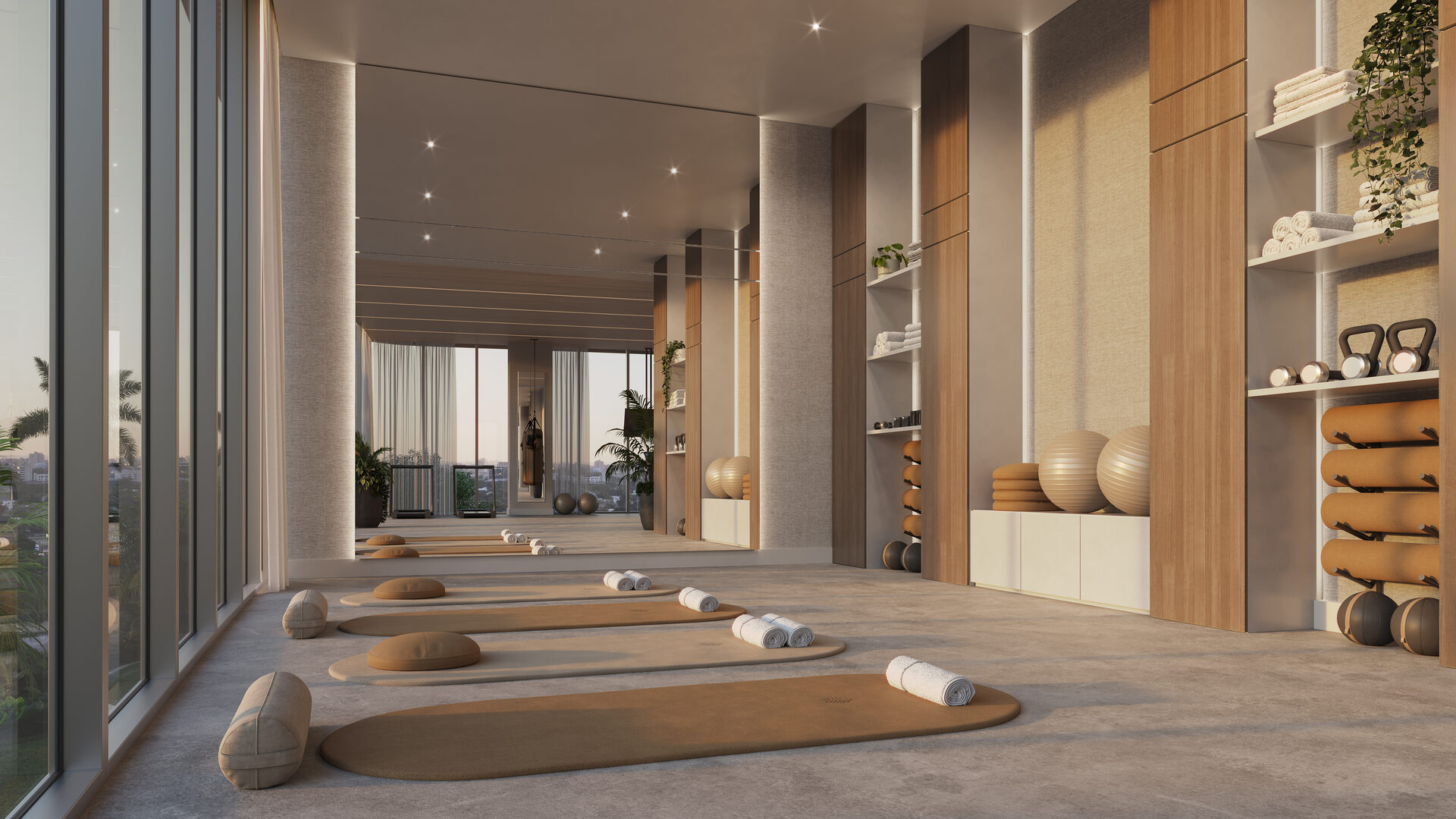 Yoga and wellness studio